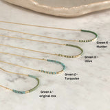 Angie Necklaces - Green collection