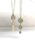 Mother of Pearl  Ray Necklace