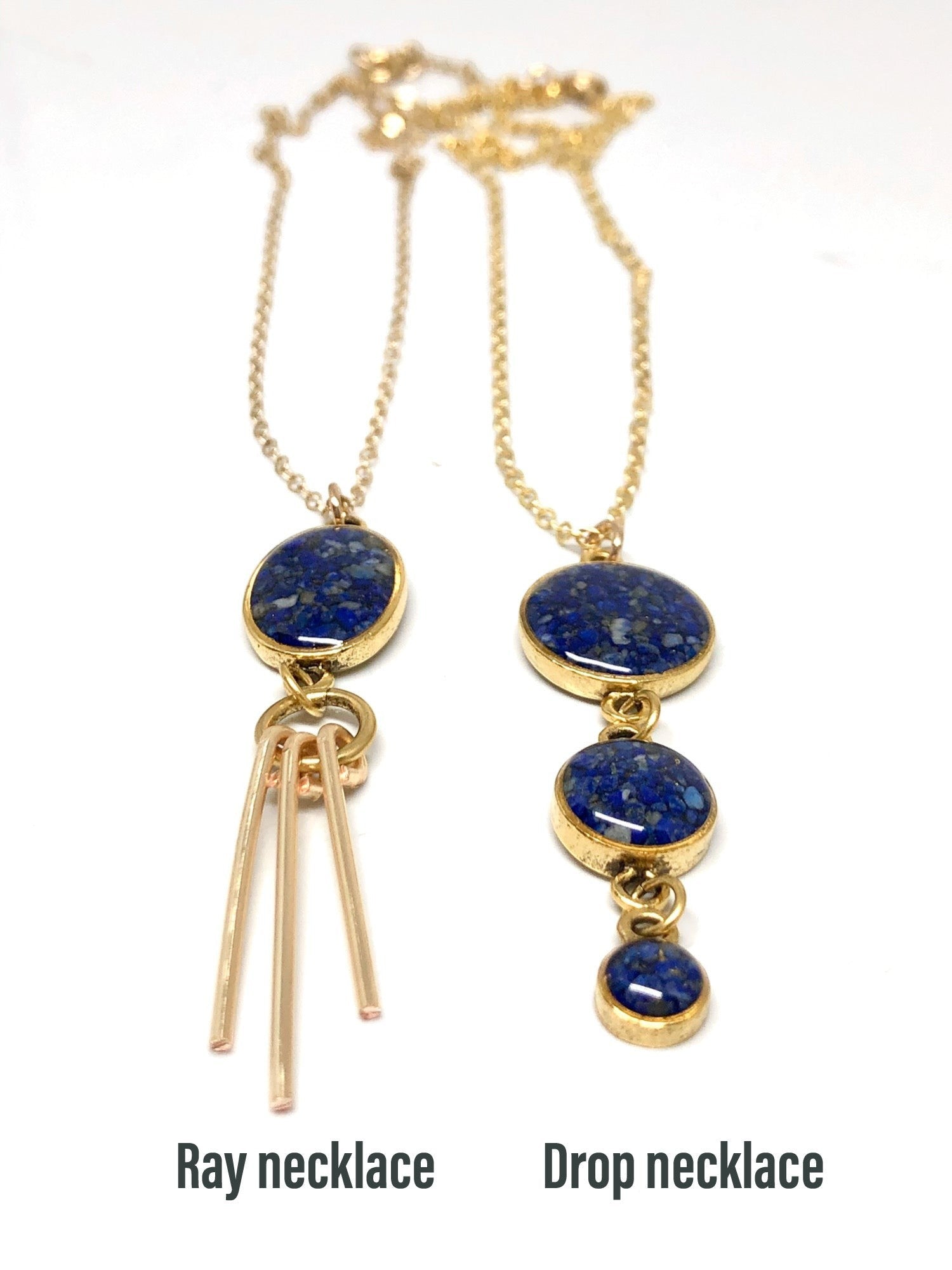 Lapis Lazuli Ray Necklace