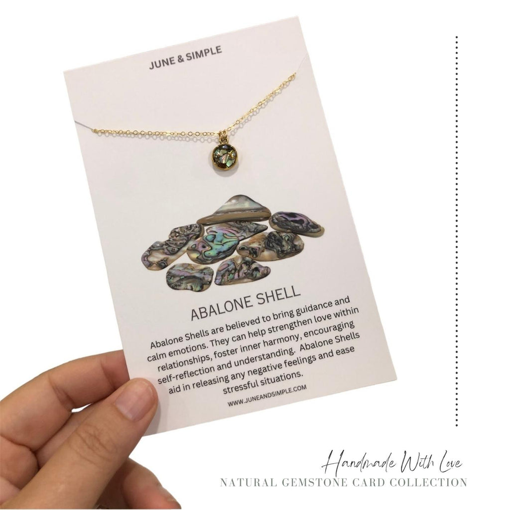 June & Simple Simple Gemstone Cards Collection — styled collection flat lay