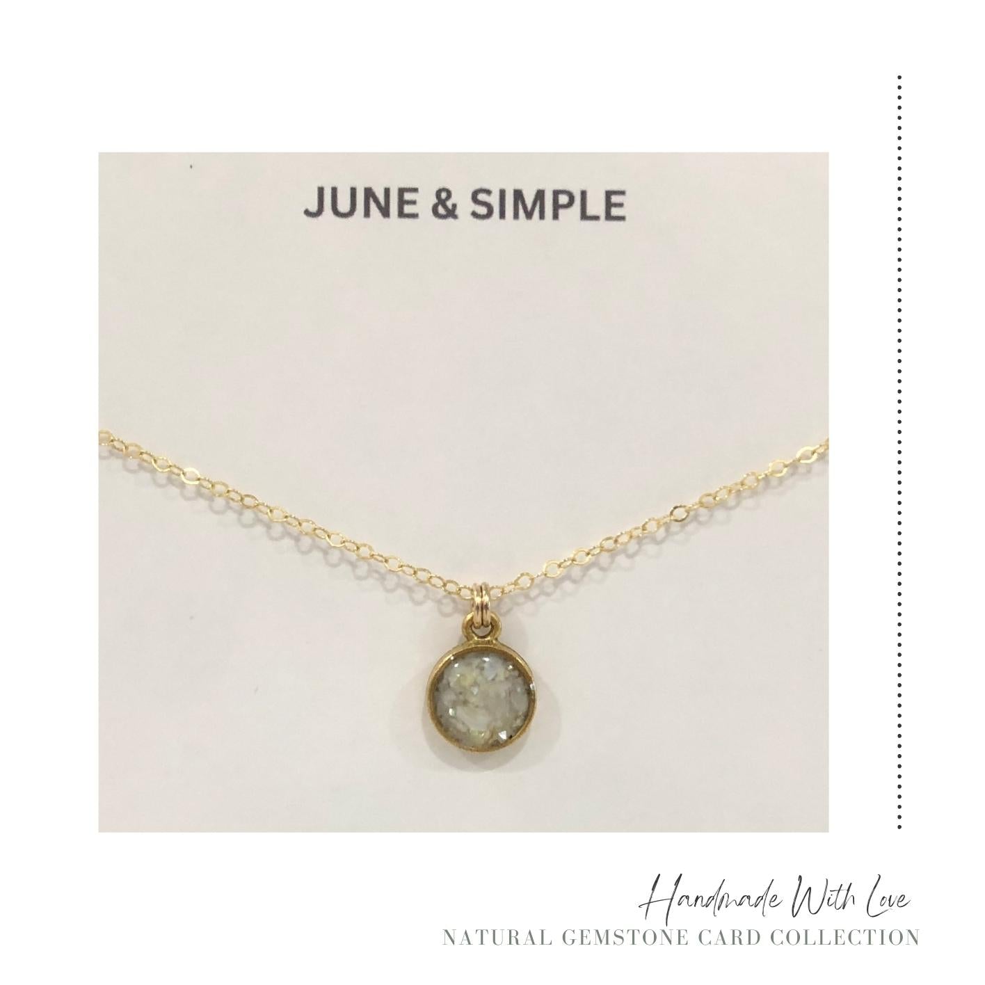 Mother of Pearl Simple Necklace