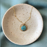 Circle of Love - Turquoise necklace