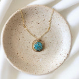 Circle of Love - Turquoise necklace