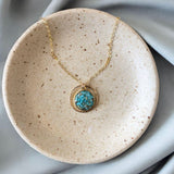 Circle of Love - Turquoise necklace