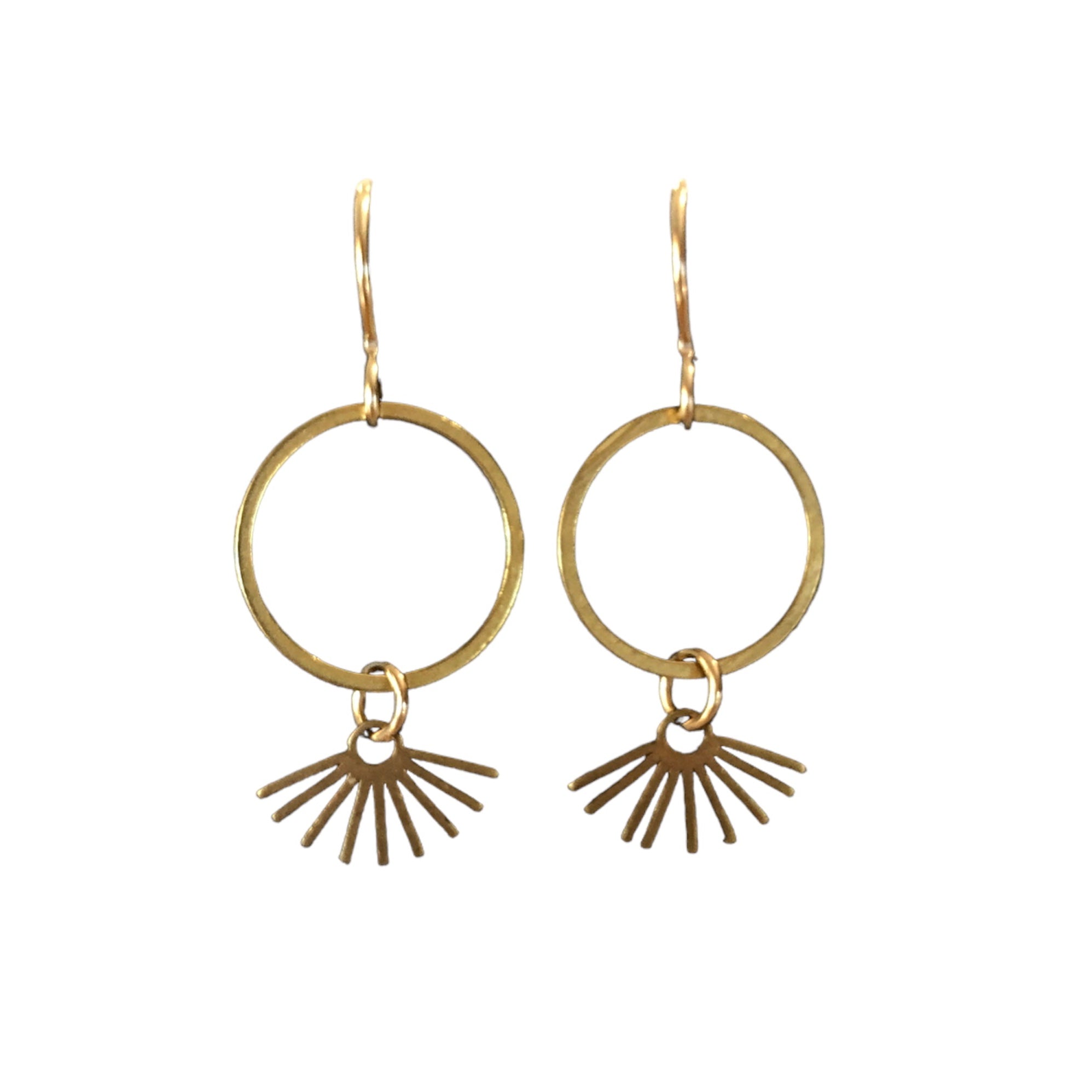 June & Simple Elizabeth Earrings — close-up detail