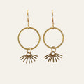 June & Simple Elizabeth Earrings — flat lay pair view