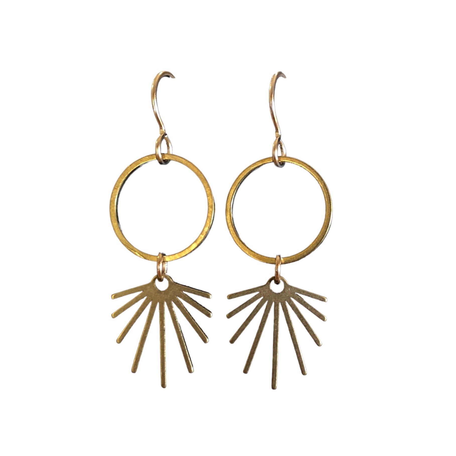 June & Simple Gia Earrings — close-up detail