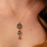 Abalone Drop Necklace - closeup 