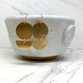 June & Simple Layla Earrings — handmade modern gold dangle earrings