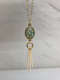 Ray Necklace- Amazonite