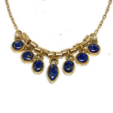 Lapis Lazuli mini 7 stones Necklace