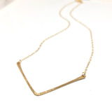 Simple V Necklace