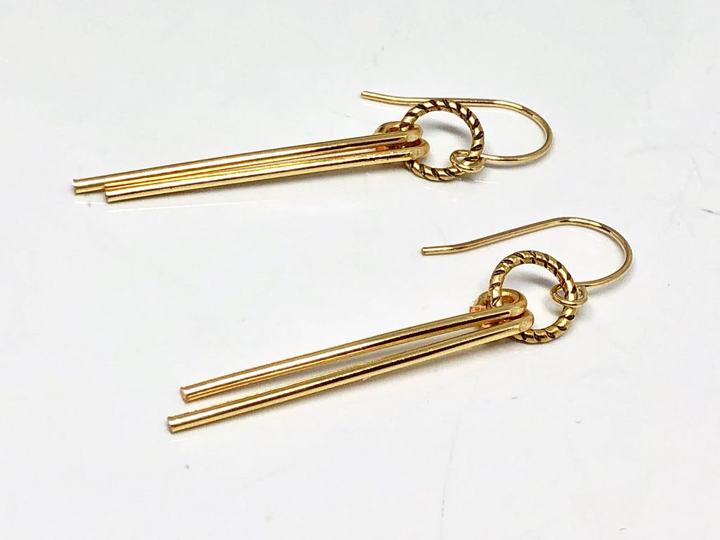 June & Simple Sara Earrings - styled on a model