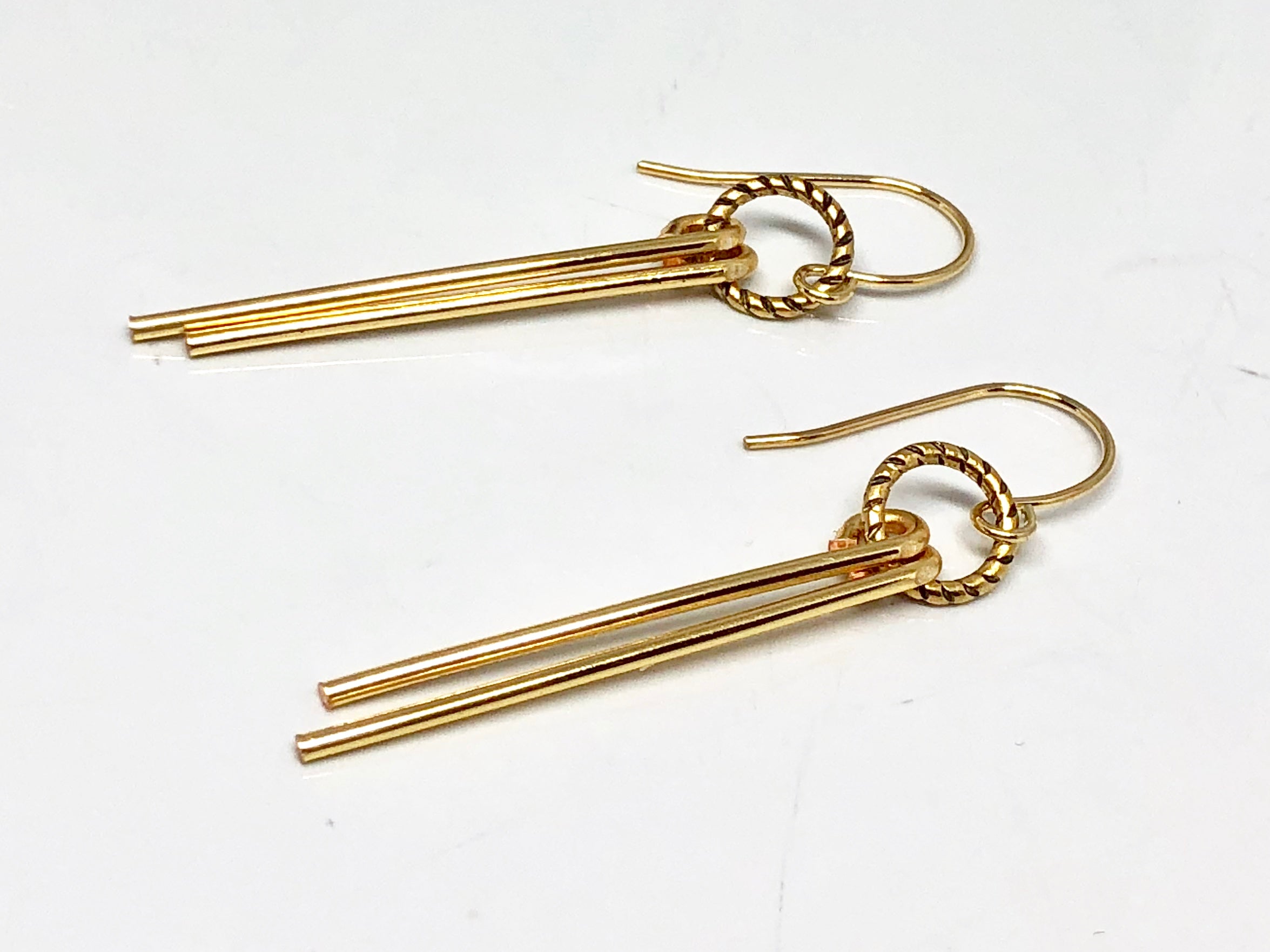 June & Simple Sara Earrings - styled on a model
